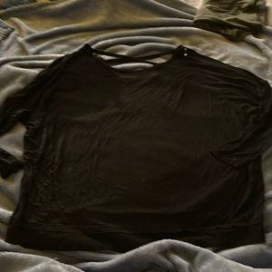 Black long sleeve athletic shirt never worn